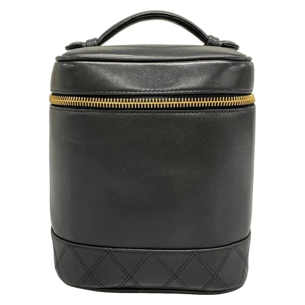 CHANEL Bicolore Black Lambskin Vanity Bag bran673-100325